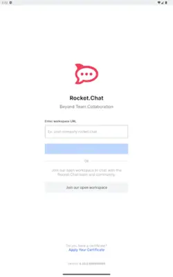 Rocket.Chat Experimental android App screenshot 1