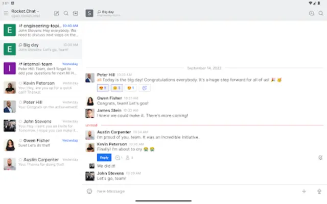 Rocket.Chat Experimental android App screenshot 3