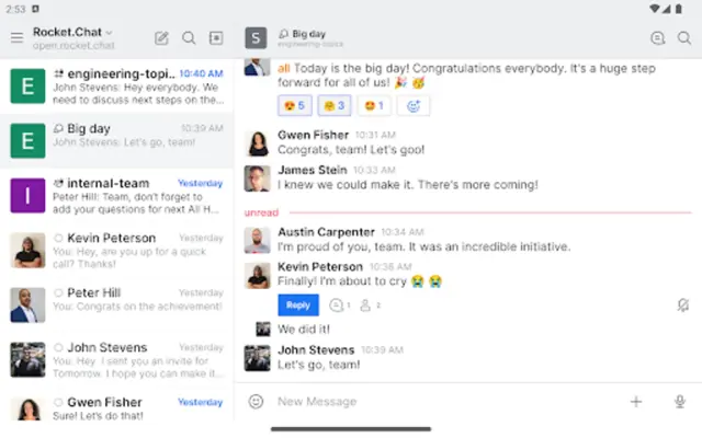 Rocket.Chat Experimental android App screenshot 7